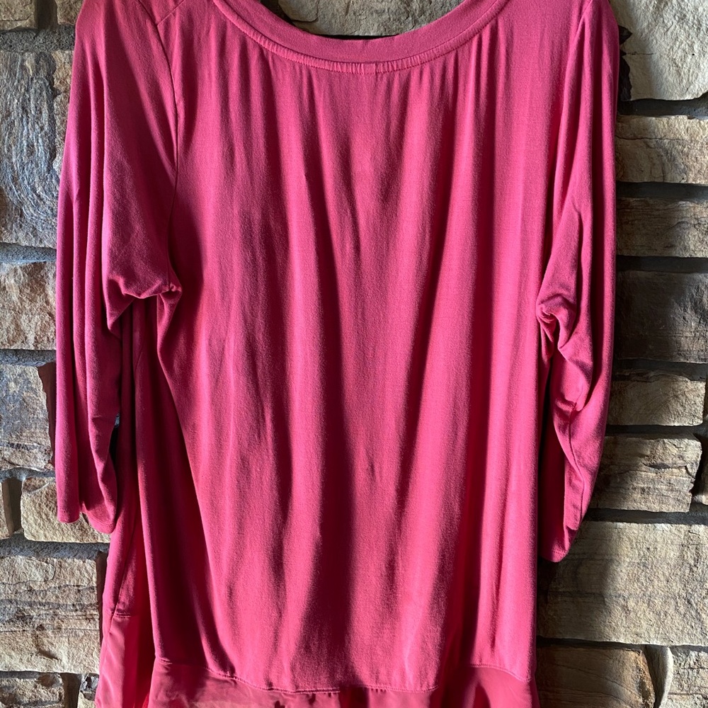 Ruby Ribbon Cascade Tunic - image 2